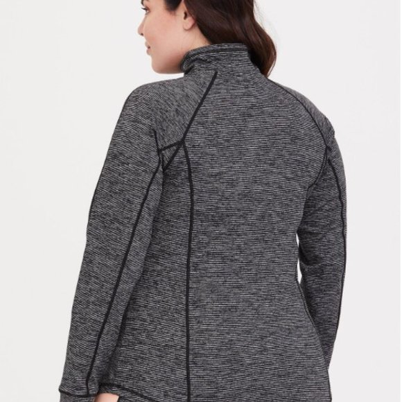 Torrid Super Soft Performance Jersey Half Zip Active Pullover Size 4 - Picture 4 of 8